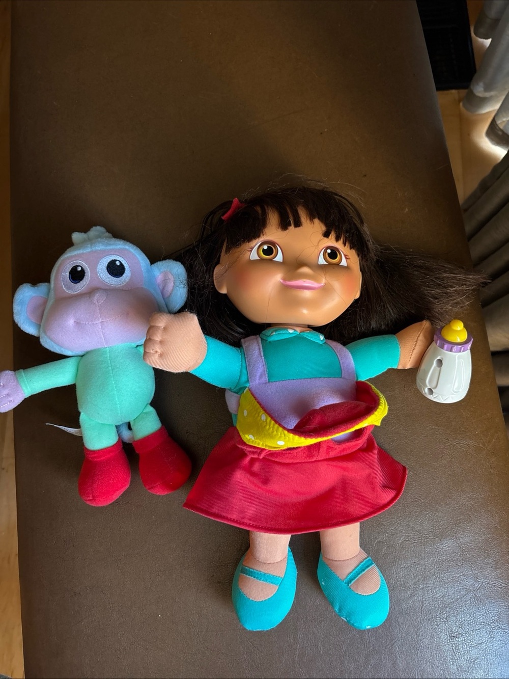 Fisher-Price Mattel Dora the Explorer Babysitter doll With Boots Plush 2009